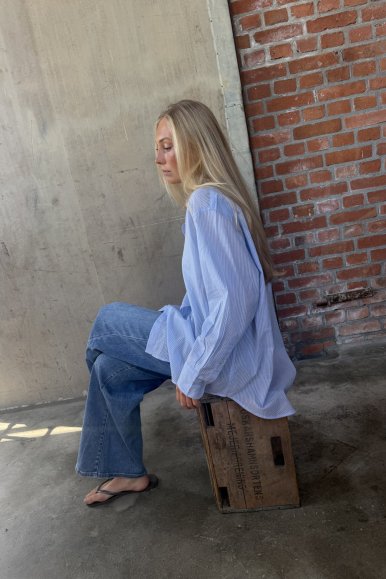 Nanna shirt blå